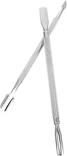 FOMIYES Pc Set Nail Tools Cuticle Pusher Gel Remover Steel Pusher Nail Polish Remover Tool Stainless Steel Portable Manicure Pedicure Kit for Women
