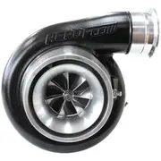 Aeroflow Boosted 8075 1.10 T4 Twinentryv-Band Outlet Bb S480 Black - AF8005-4018BLK