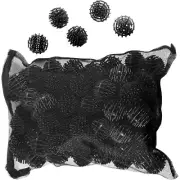 50pcs Bio Balls Filter Media 1.5" for Aquarium Fountain in Mesh Bag with Zipper
