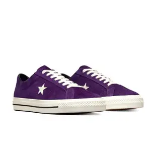 【CONVERSE】ONE STAR PRO OX 男女 夜紫色 麂皮 復古 帆布鞋 休閒鞋 A08141C