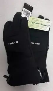 Head Dupont Sorona 1345777 Black Ski Gloves Size XS