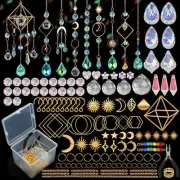 DIY Suncatchers, 400 pcs Sun Catchers Making Supplies Kit Art and Crafts for