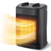 Space Heater 1500W Electric Heaters Indoor Portable with Thermostat Heater/Fan