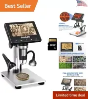 Error Coin Microscope - 4.3" LCD Screen - LED Lights - PC View - 32GB Card