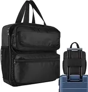 [Generic] Coffee Maker Storage Bag - Coffee Carrying Case, Spacious Brewer Organizer | Waterproof Carrying Bag with Adjustable Compartments, Protective Coffee Machine Travel Case Organizer(11.61x6.3x12.6in)