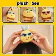 Plush Cool Bee Pendant Sunglasses Bee Doll: