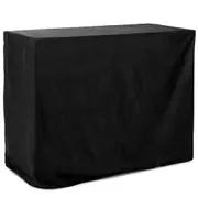 Gravity GBGRDC Velvet Fitted 100cm Cover/Protection For Rapid Setup Desk Black
