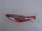 ARCTIC CAT 3411-017 RED / BLACK / WHITE LH REAR FENDER DECAL