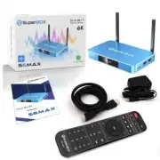 SuperBox S6 Max Smart Media Player 6K Android 12 Streaming Box with Play Back