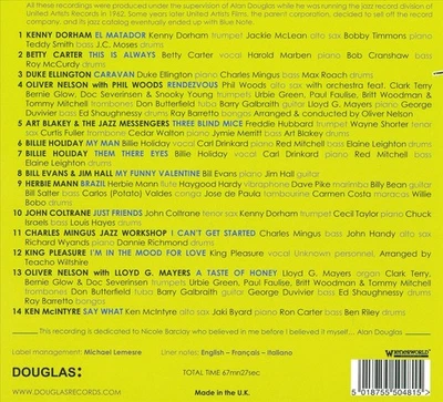 VARIOUS ARTISTS DOUGLAS ON BLUE NOTE NEW CD