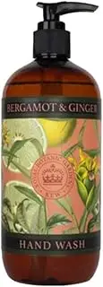 The English Soap Company Kew Gardens Hand and Body Wash, Refreshing Botanical Wash with a Rich Lather, Enriched with Soothing Aloe Vera and Vitamin E, Bergamot and Ginger Scent 500ml