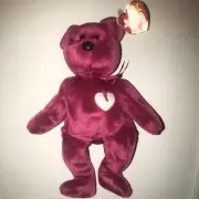 Rare/RETIRED 1998 Valentina Ty Beanie Baby with Hologram Tush Tag and Tag Errors