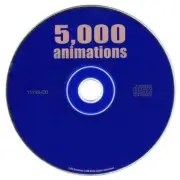 5,000 ANIMATIONS CD-ROM for Windows - NEW CD in SLEEVE