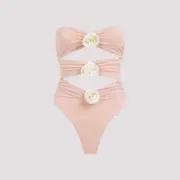 [La Reveche] La Reveche-Quartz Rose Ivory Vesna Swimsuit-Donna L STAND