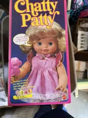 Chatty Patty Doll Mattel Pull String Talking Doll w/ Box Sealed Accessories NIB