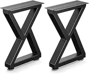 Usinynia Table Legs 2PCS Metal Bench Coffee Desk Legs Heavy Duty DIY Furniture Legs for Home Office Kitchen Work Furniture 40 x 30cm