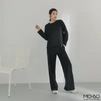 在飛比找momo購物網優惠-【MO-BO】MIT質感側挖洞造型上衣(上衣)