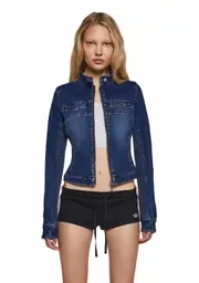 [Sugar Thrillz] E-Mail Me Back Denim Jacket