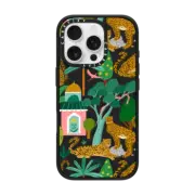 iPhone 16 Pro Impact Case MagSafe Compatible Cheetah Paradise