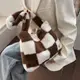Winter Womens Bag Soft Plush Tote Large Capacity Designer H