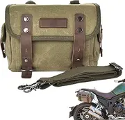 Motorcycle Tool Bag, Motorcycle Tail Bag Detachable Canvas Tool Multifunctional for Bike Commuters Travels