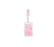 Cute Transparent Keychain Badge Holder Id Card Holder Retractable Key Chain