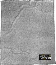 Pegasus Home Fashions Pittsburgh Steelers 60'' x 70'' Double Stitch Alpine Sherpa Blanket
