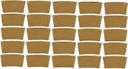WOFASHPURET 25Pcs Heat Insulated Bottle Protectors Convenient Coffee Sleeves for Hot Drinks Durable Cup Sleeves Slip Design for Safe Handling for Coffee Tea Hot