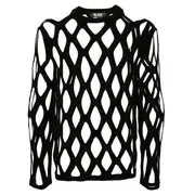[COMME des GARCONS BLACK] Fishing Net Knit Top