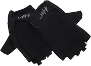 HANABASS 1Pair Fingerless Fishing Gloves for Men and Women Durable Workout Gloves with Nonslip Grip Breathable Half Finger Design for Fishing Paddling and Outdoor Sports Activities