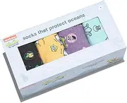 [Conscious Step] SpongeBob SquarePants Organic Cotton Crew Socks | Every Pair Helps Support Ocean Conservation | Gift Box