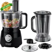 Russell Hobbs RHFP5BLK Desire Food Processor Matte Black w/ Attachments