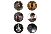 Twilight Pin Set of 6 Style B (Cullen Crest)