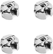 4PCS Stainless Steel Sewing Machine Bobbin Case 22.5x13mm for Front Loading Single