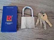 RIELDA 900-50/29 RS/ Italy /Re-programable High Security Padlock /W Key Set 3+1