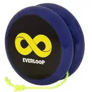 Yoyo King Blue Everloop Professional Looping 2A Trick Yoyo with Ball Bearing Lon