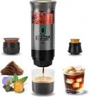 Portable Coffee Maker, 3-In-1 Portable Espresso Maker, Self-Heating Travel Coffe