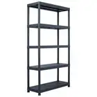 5-Tier Multipurpose Storage Shelf 250KG Heavy Duty Plastic Garage Rack Shelving