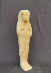 Rare Pharaonic servant Ushabti statue, ancient Egyptian antiquities