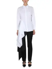 [Alexander McQueen] Alexander McQueen-Asymmetric Shirt-Donna 42