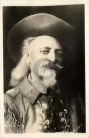 Buffalo Bill Cody Cowboy 1920s RPPC Photo Postcard COPY