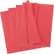 uxcell 60 Sheets Wrapping Tissue Paper, Glitter Tissue Paper for Gift Bags 14 x 20 Inch Sparkle Tissue Paper for Gift Wrapping, DIY Crafts, Packing, Red