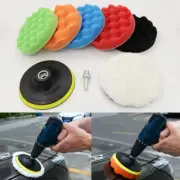 8Pcs 5inch Car Buffing Pads Polishing for Drill Sponge Kit Waxing Foam Polishing