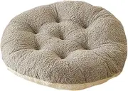 Dualoai Thick Swing Chair Cushion for Household Use Garden Pod Mat Outdoor Seating, Gray White, as described