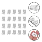 20 Pcs Ledge Support Clip Clips for Metal Shelves Heavy Duty Shelf