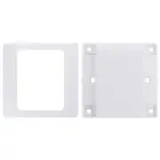 Electric Wall Socket Blank Cover Panel Whiteboard ABS Outlet Plate Bezel