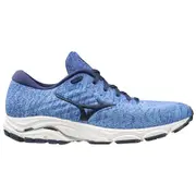 Mizuno - Womens Wave Inspire 16 Waveknit Supportive Arch Running Shoes (Ultra Marine/White/Dark Blue)