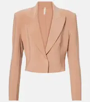 [Norma Kamali] Norma Kamali Cropped blazer AU 14 brown