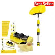 Professional 11' Extendable Car Wash Brush with Soft Bristles - No Ladder Needed