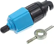 TEHAUX Vehicle Mounted Electric Pump Splice Head Durable and Inflator Conversion for Kayak and Car Air Compressor Compact and Wearproof Blue